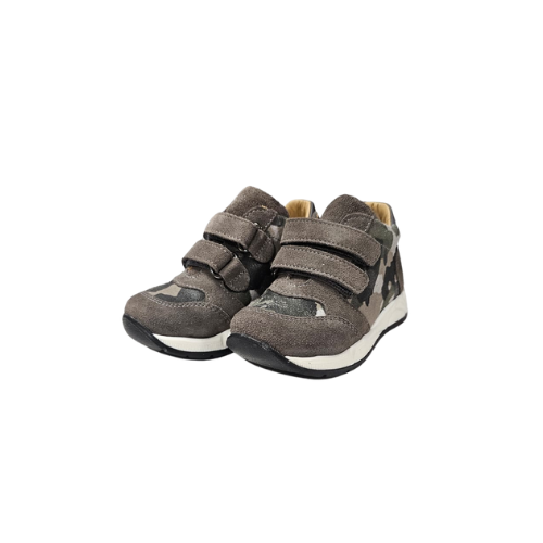 Scarpa camoscio mimetico Rossano 5041